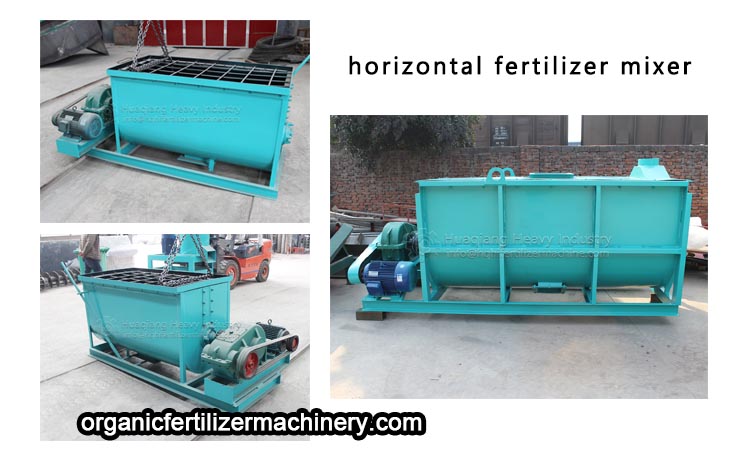 Functional characteristics of horizontal mixer for chicken manure organic fertilizer