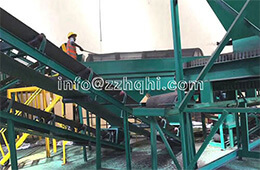 Ghana organic fertilizer production line installation site