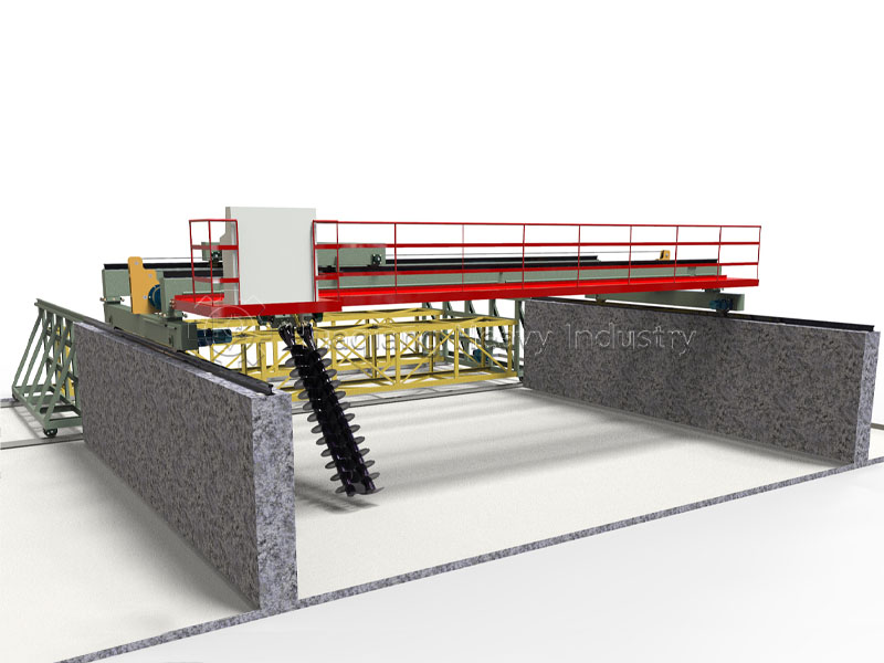 Double Screws Compost Turning Machine