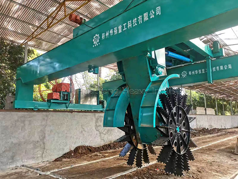 Large Wheel Compost Turner