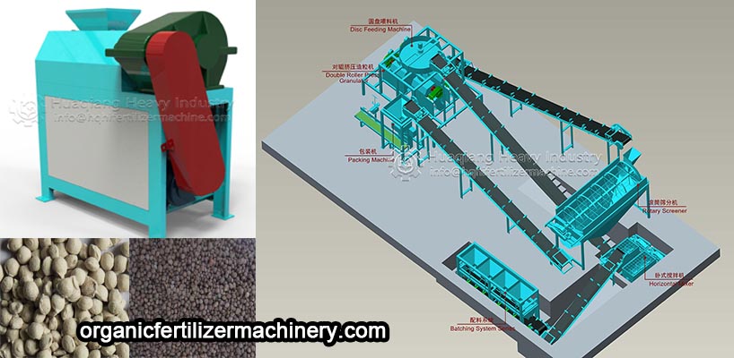What is the preparation before the production of the double roller granulator?