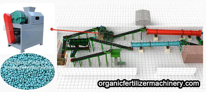 Characteristics of production line of double roller granulator