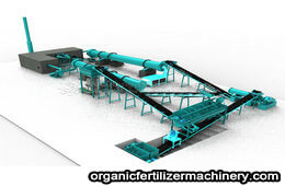 New type organic fertilizer granulator production line