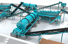 organic fertilizer combination granulation production line